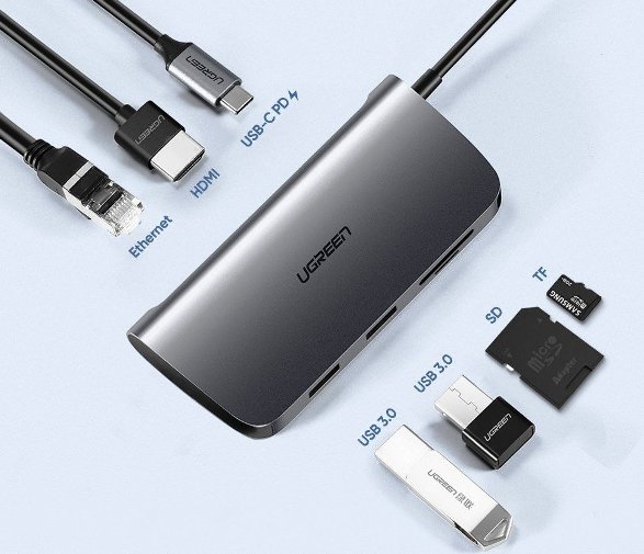 UGREEN Premium 7-in-1 USB-C Hub for MacBook Драйвер