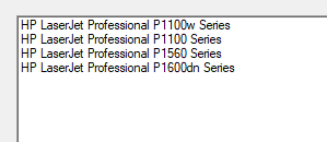 HP LaserJet Professional P1560 Series