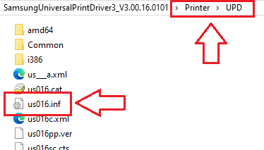 В папке UPD найдите файл us016.inf
