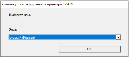 2. Скриншот с этапом установки драйвера Epson L1110